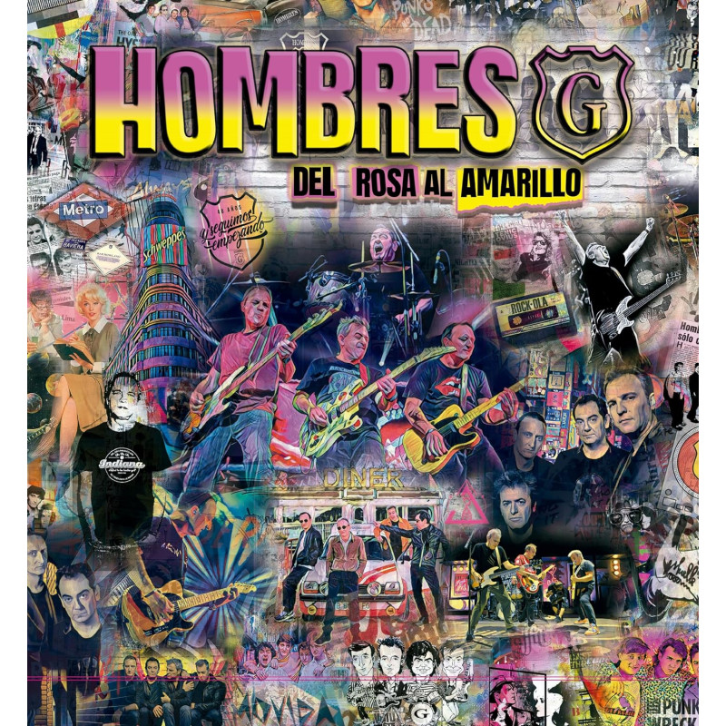 HOMBRES G - DEL ROSA AL AMARILLO (2 CD)