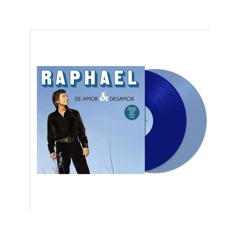 RAPHAEL - DE AMOR Y DESAMOR (2 LP-VINILO) AZUL