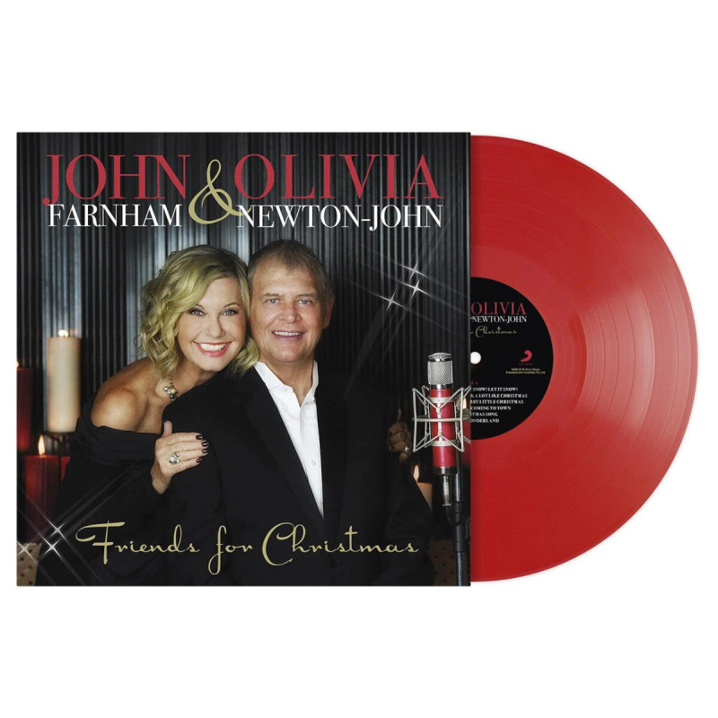 JOHN FARNHAM & OLIVIA NEWTON-JOHN - FRIENDS FOR CHRISTMAS (LP-VINILO) RED