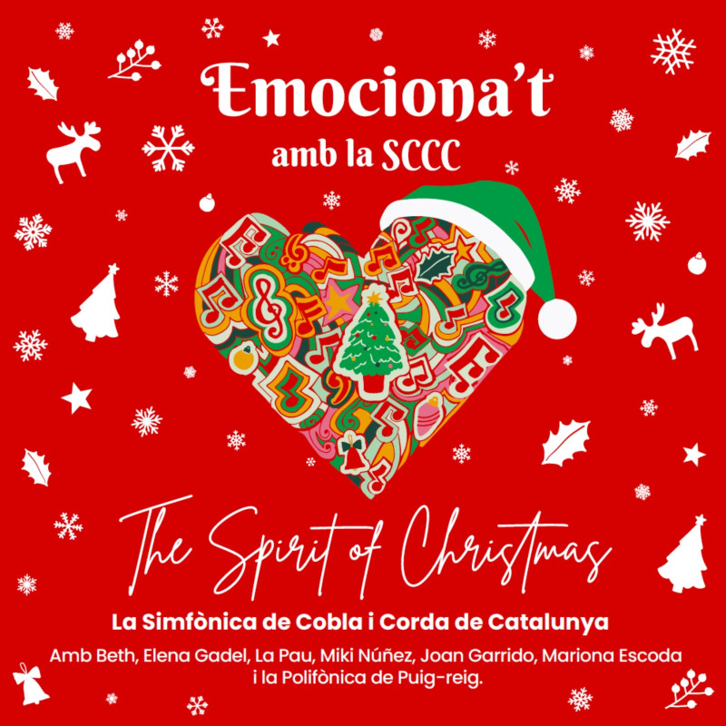 LA SIMFÒNICA DE COBLA I CORDA DE CATALUNYA - EMOCIONA'T AMB LA SCCC: THE SPIRIT OF CHRISTMAS (2 CD)