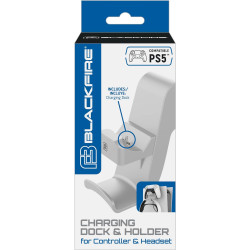 PS5 CARGADOR MANDO + SOPORTE BLACKFIRE