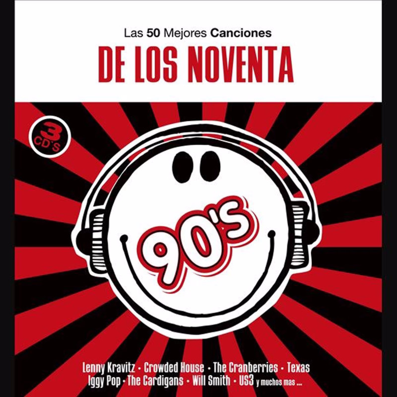 VARIOS SUS 50 MEJORES CANCIONES DE LOS 90 (3 CD)