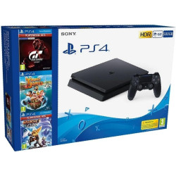 PS4 CONSOLA SLIM 500 GB + 3 JUEGOS