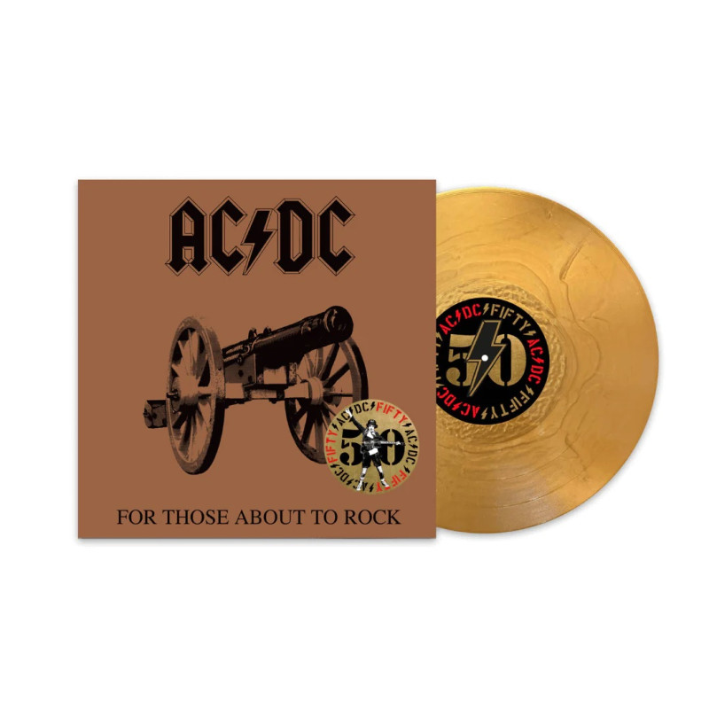 AC/DC - FOR THOSE ABOUT TO ROCK (WE SALUTE YOU) (50 ANIVERSARIO) (LP-VINILO) GOLD