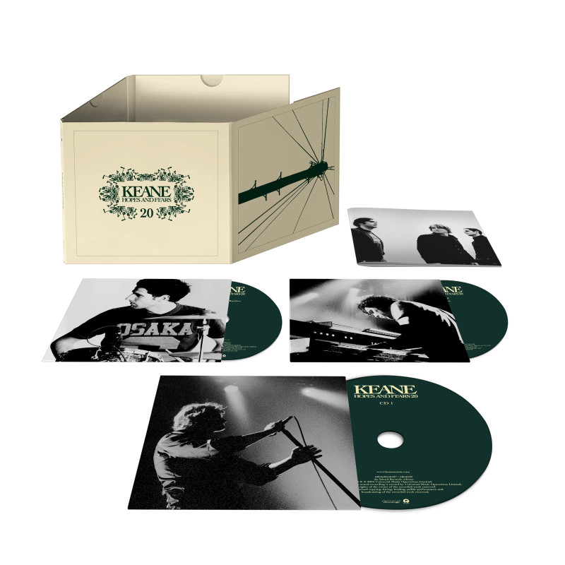 KEANE - HOPE AND FEARS (20 ANIVERSARIO) (3 CD)