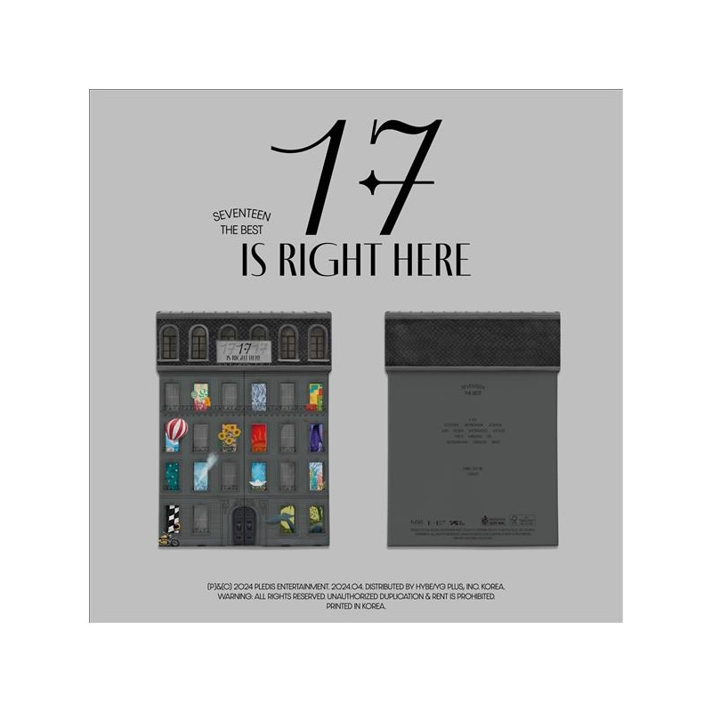 SEVENTEEN - SEVENTEEN BEST ALBUM '17 IS RIGHT HERE' (HERE VER.) (2 CD)