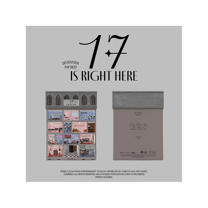 SEVENTEEN - SEVENTEEN BEST ALBUM '17 IS RIGHT HERE' (HEAR VER.) (2 CD)