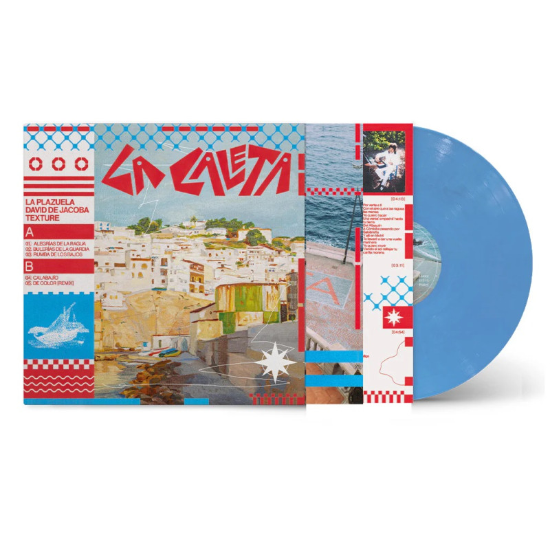LA PLAZUELA, DAVID DE JACOBA & TEXTURE - LA CALETA (VINILO 10") COLOR