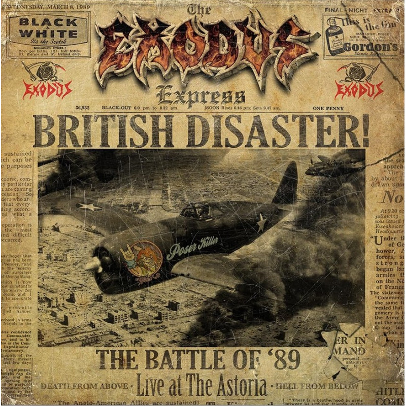 EXODUS - BRITISH DISASTER: THE BATTLE OF '89 (2 LP-VINILO)