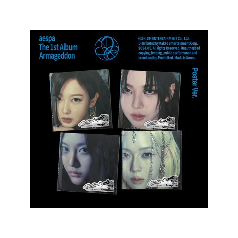 AESPA - THE 1ST ALBUM 'ARMAGEDDON’ (POSTER VER.) (CD)