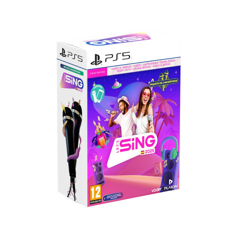 PS5 LET'S SING 2025 + 2 MICROFONOS