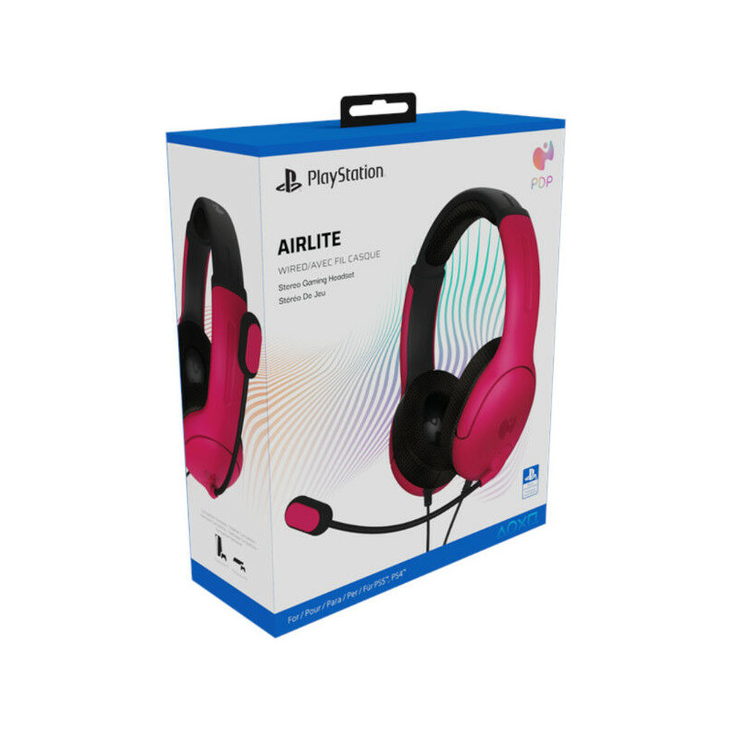 PS5 AURICULARES AIRLITE COSMIC RED PDP