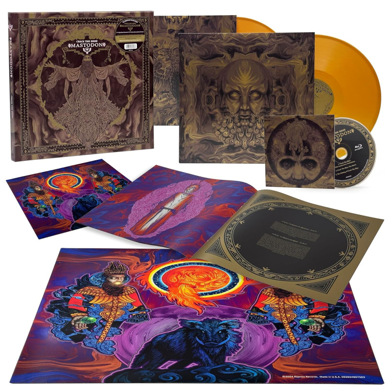 MASTODON - CRACK THE SKYE (2 LP-VINILO + BLU-RAY) GOLD DELUXE EDICIÓN LIMITADA