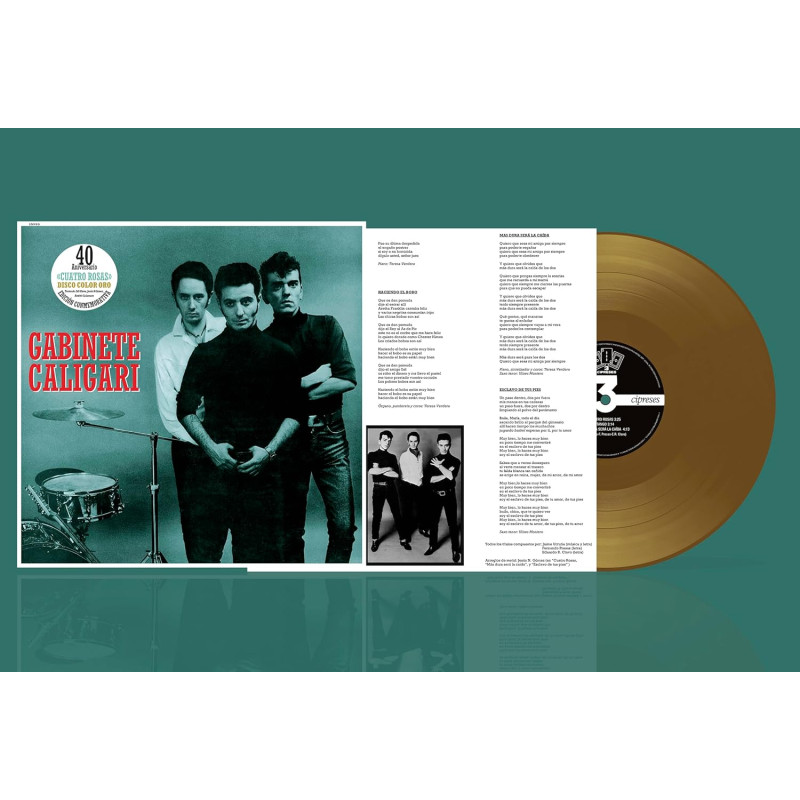 GABINETE CALIGARI - CUATRO ROSAS (LP-VINILO) ORO