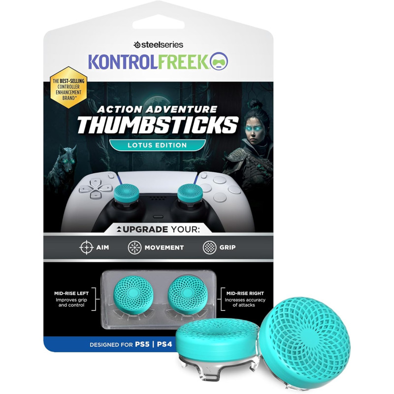 PS5 GRIPS ACTION ADVENTUIRE LOTUS THUMBSTICKS