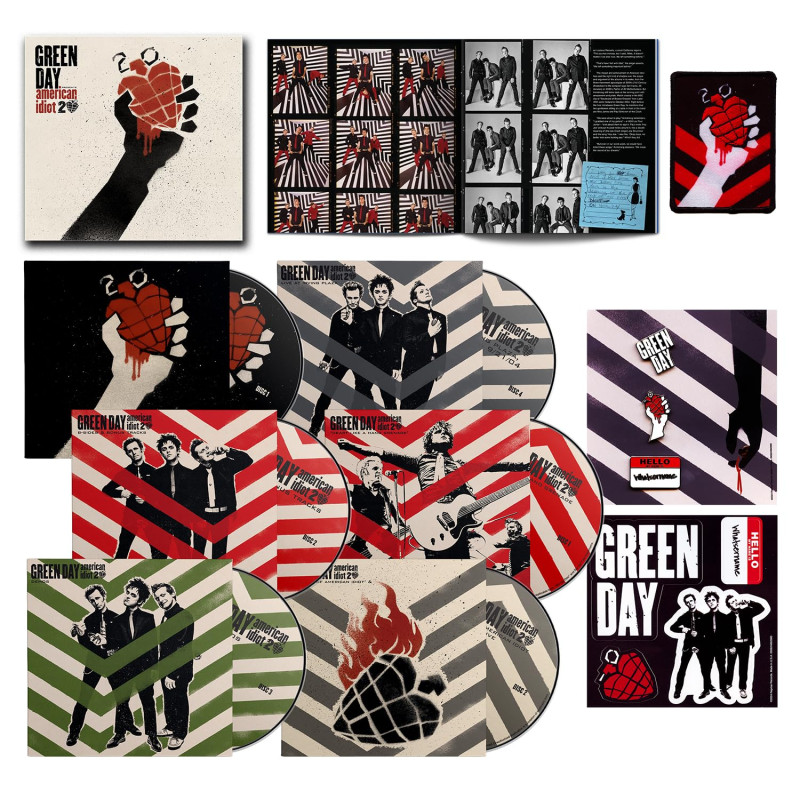 GREEN DAY - AMERICAN IDIOT (20TH ANNIVERSARY DELUXE EDITION)(4 CD + 2 BLU-RAY)