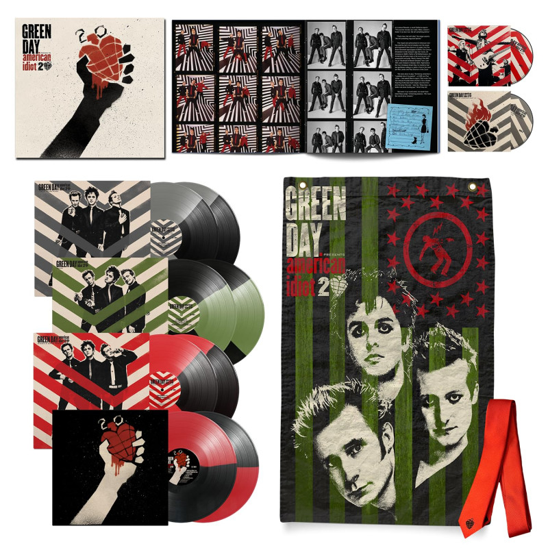 GREEN DAY - AMERICAN IDIOT (20TH ANNIVERSARY DELUXE EDITION) (8 LP-VINILO + 2 BLU-RAY)