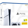 PS5 CONSOLA WHITE SLIM + 2 MANDOS DUALSENSE