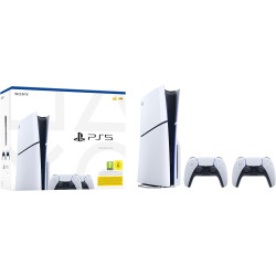 PS5 CONSOLA WHITE SLIM + 2 MANDOS DUALSENSE