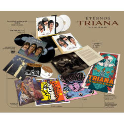 TRIANA - ETERNOS TRIANA (4 LP-VINILO + DVD + 4 LÁMINAS + PÓSTER) BOX