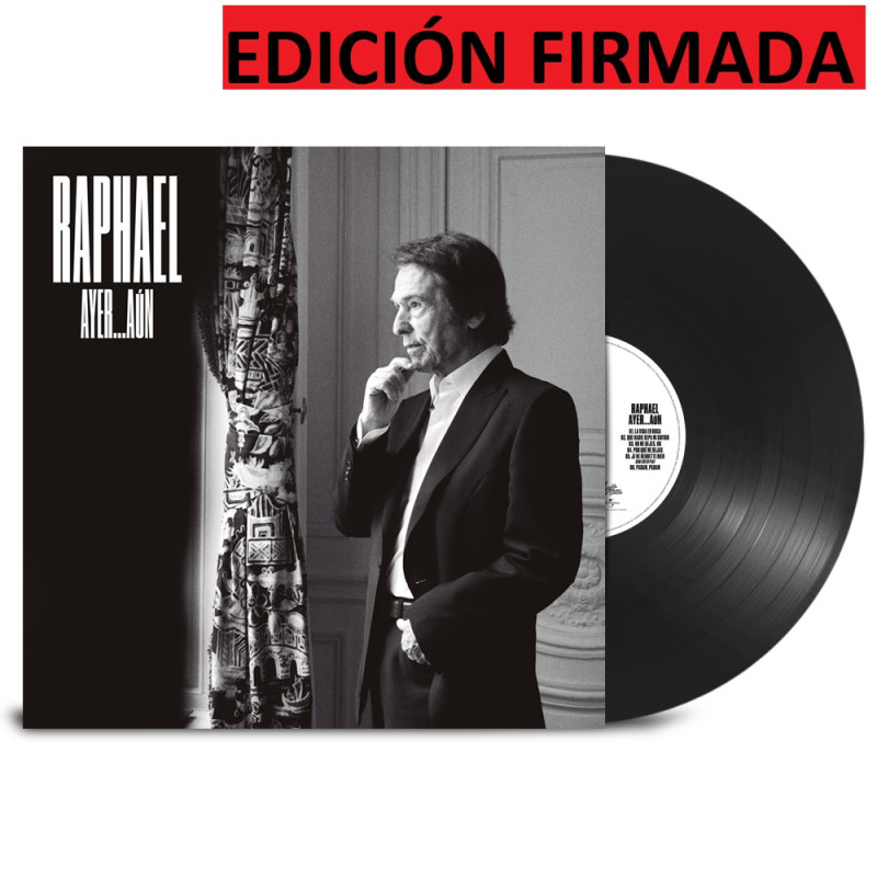 RAPHAEL - AYER... AÚN (LP-VINILO) EDICIÓN FIRMADA