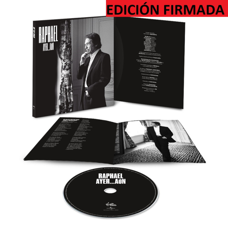 RAPHAEL - AYER... AÚN (CD) EDICIÓN FIRMADA