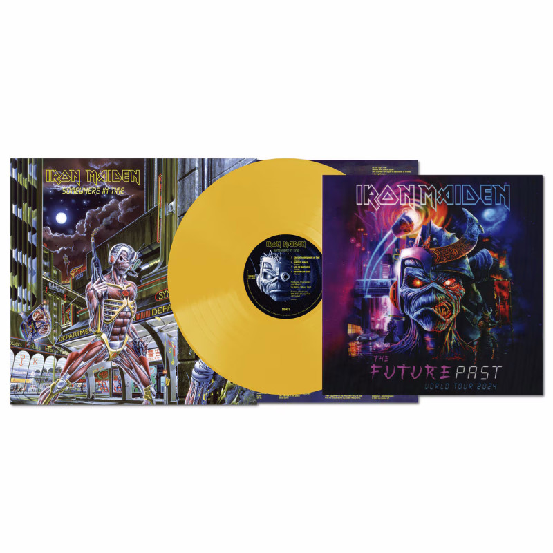 IRON MAIDEN - SOMEWHERE IN TIME (LP-VINILO) YELLOW