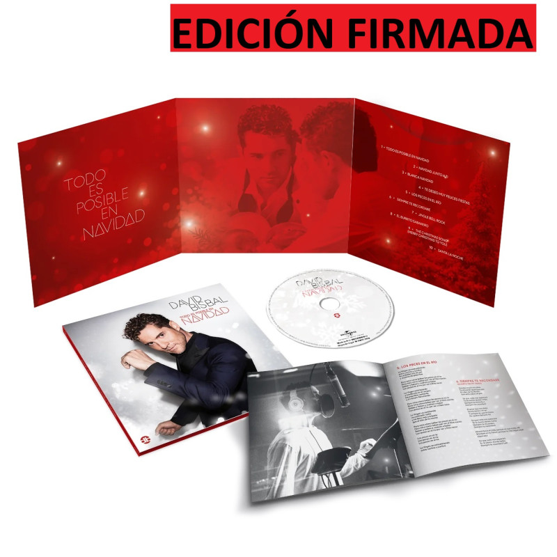 DAVID BISBAL - TODO ES POSIBLE EN NAVIDAD (CD) EDICIÓN FIRMADA
