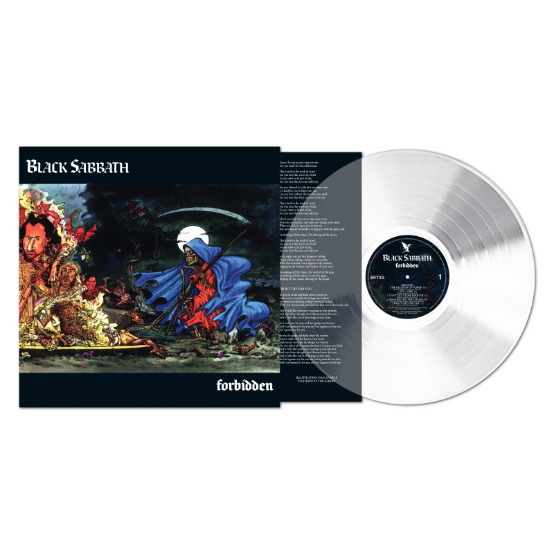 BLACK SABBATH - FORBIDDEN (2024 TONY IOMMI REMIX) (LP-VINILO) CLEAR