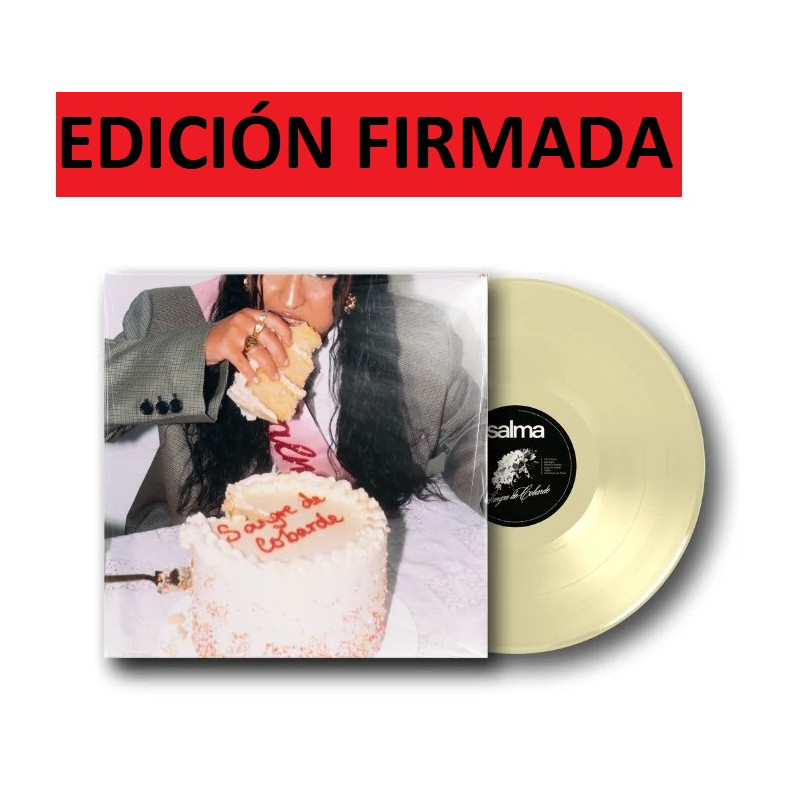 SALMA - SANGRE DE COBARDE (LP-VINILO) CREMA EDICIÓN FIRMADA