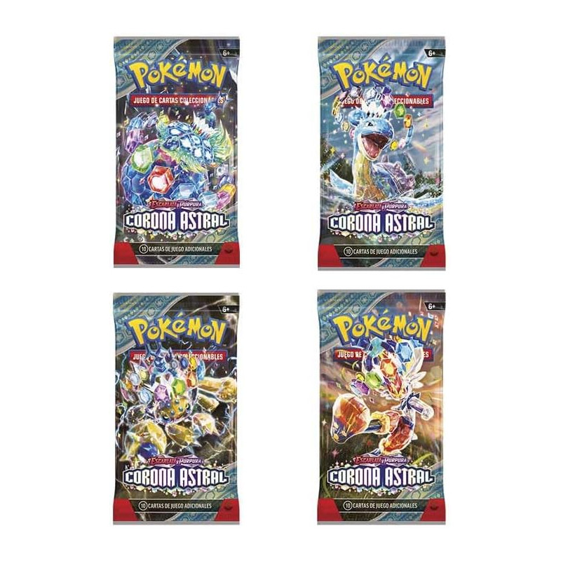 SOBRE CARTAS POKEMON ESCARLATA / PURPURA CORONA ASTRAL