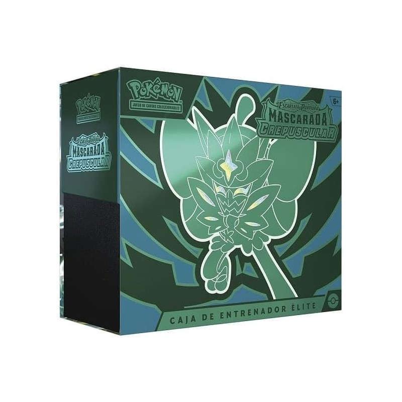 POKEMON JUEGO DE CARTAS ESCARLATA / PURPURA MASCARADA CREPUSCULAR CAJA ELITE