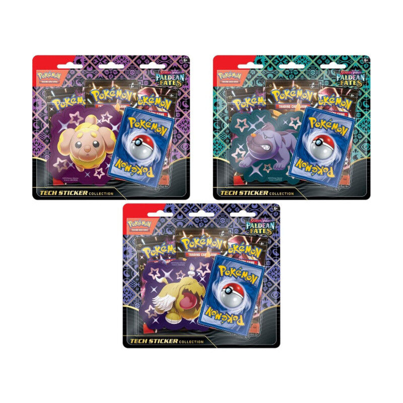 POKEMON JUEGO DE CARTAS ESCARLATA / PURPURA PALDEAN TECH STICKER