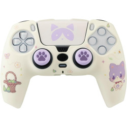 PS5 FUNDA SILICONA + GRIPS...