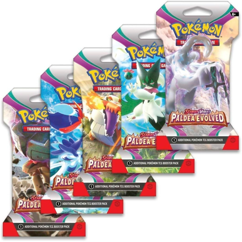 POKEMON JUEGO DE CARTAS ESCARLATA / PURPURA PALDEA EVOLVED BOOSTER