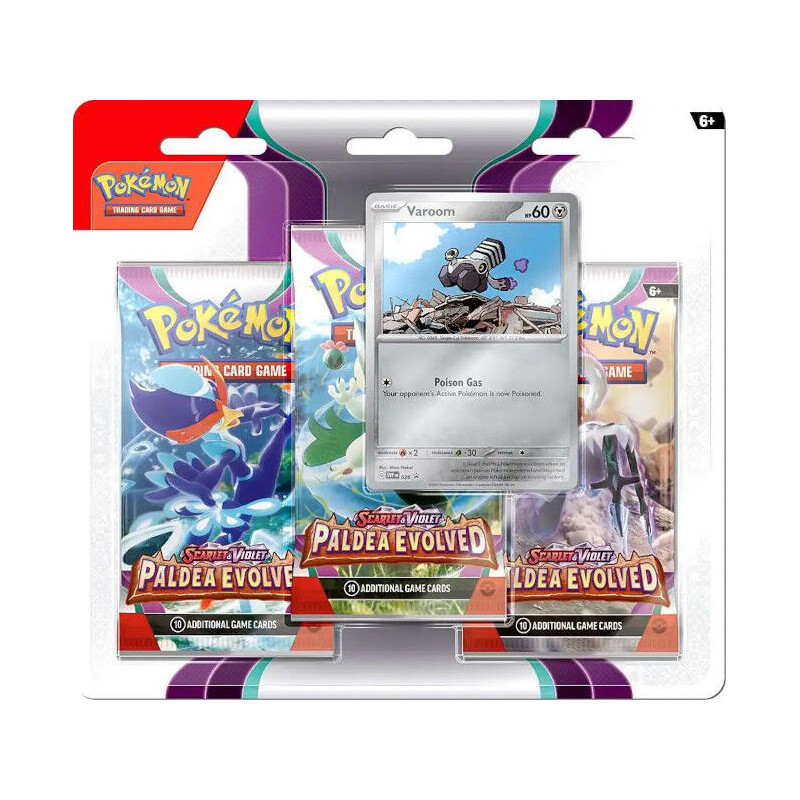 POKEMON JUEGO DE CARTAS ESCARLATA / PURPURA PALDEA EVOLVED PACK