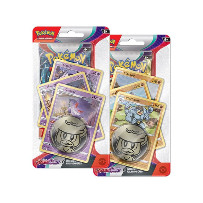 POKEMON JUEGO DE CARTAS ESCARLATA / PURPURA PREMIUM CHECKLANE