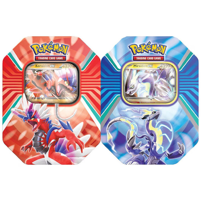 POKEMON JUEGO DE CARTAS ESCARLATA / PURPURA KORAIDON EX / MIRAIDON EX
