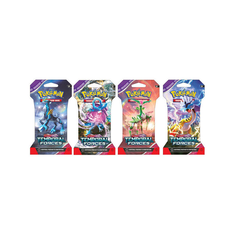 POKEMON JUEGO DE CARTAS SCARLET & VIOLET BOOSTER TEMPORAL FORCES