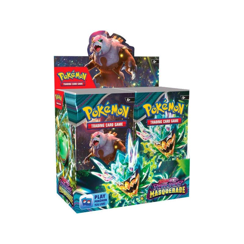POKEMON JUEGO DE CARTAS SCARLET & VIOLET BOOSTER PTWILIGHT MASQUERADE