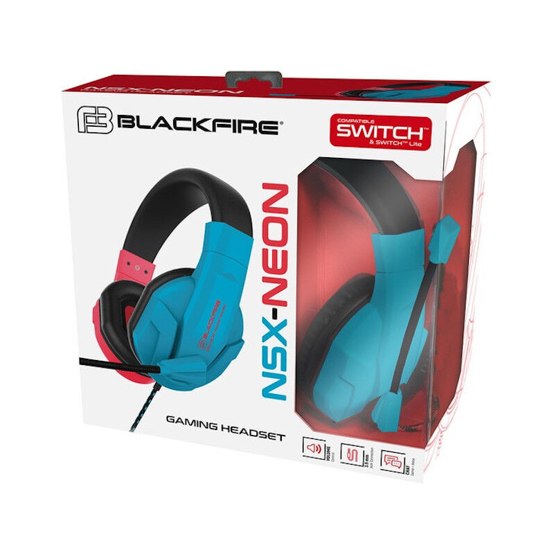 SW AURICULARES NSX-NEON ROJO/AZUL BLACKFIRE
