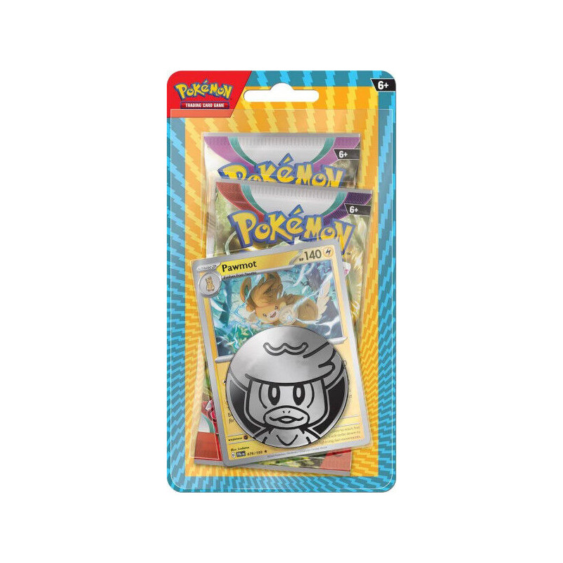 POKEMON JUEGO DE CARTAS PAWMOT METALLIC COIN