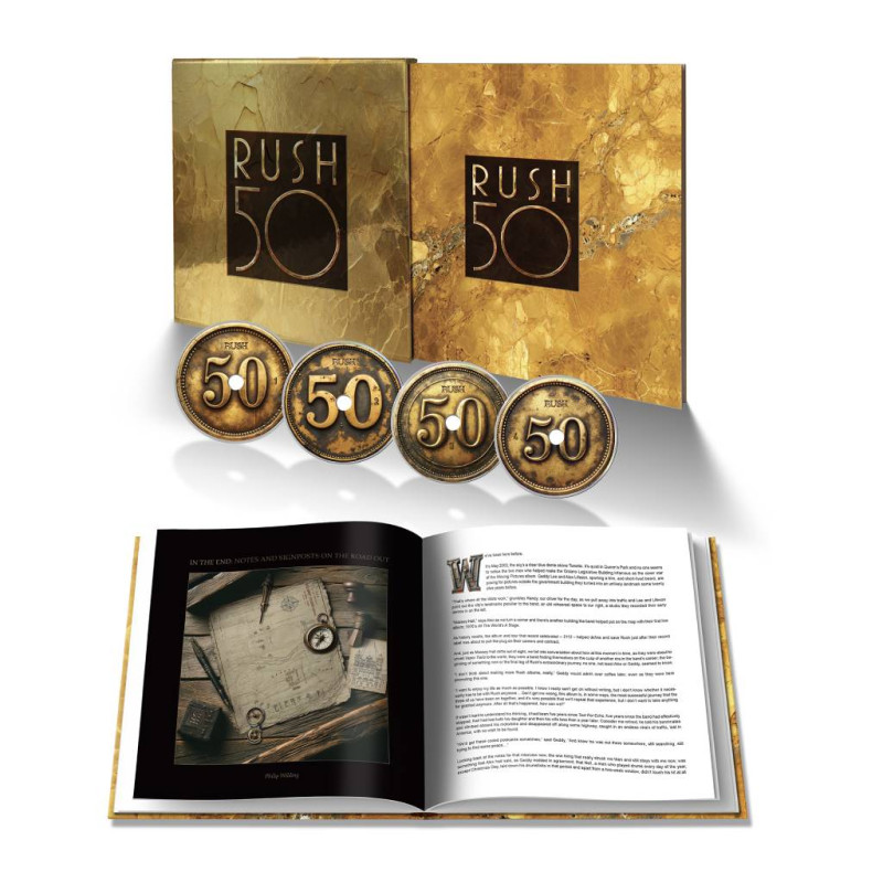 RUSH - RUSH 50 (4 CD) BOX DELUXE EDICIÓN LIMITADA