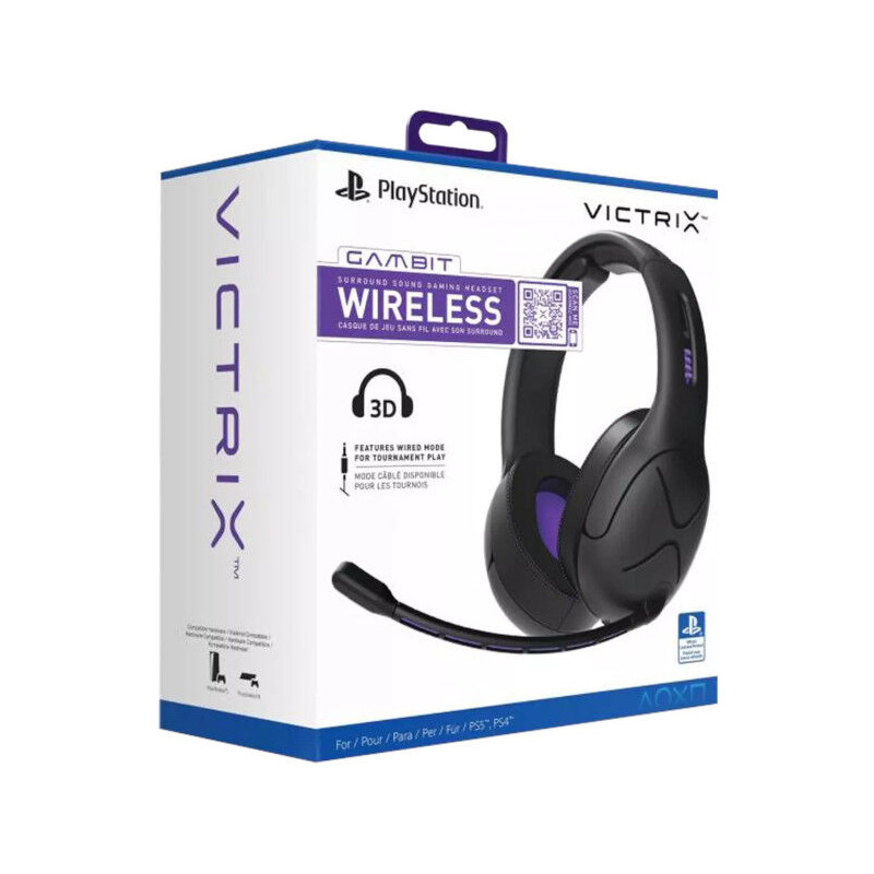 PS5 AURICULAR VICTRIX GAMBIT WIRELESS PDP