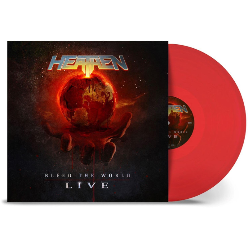 HEATHEN - BLEED THE WORLD: LIVE (LP-VINILO) RED
