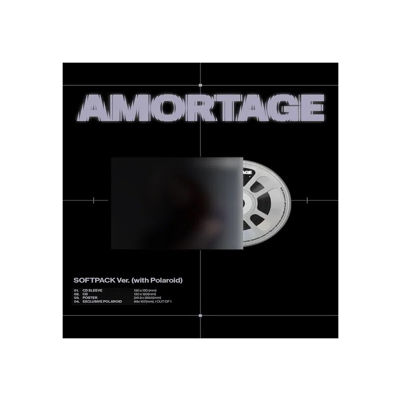 JISOO - AMORTAGE (CD) POLAROID
