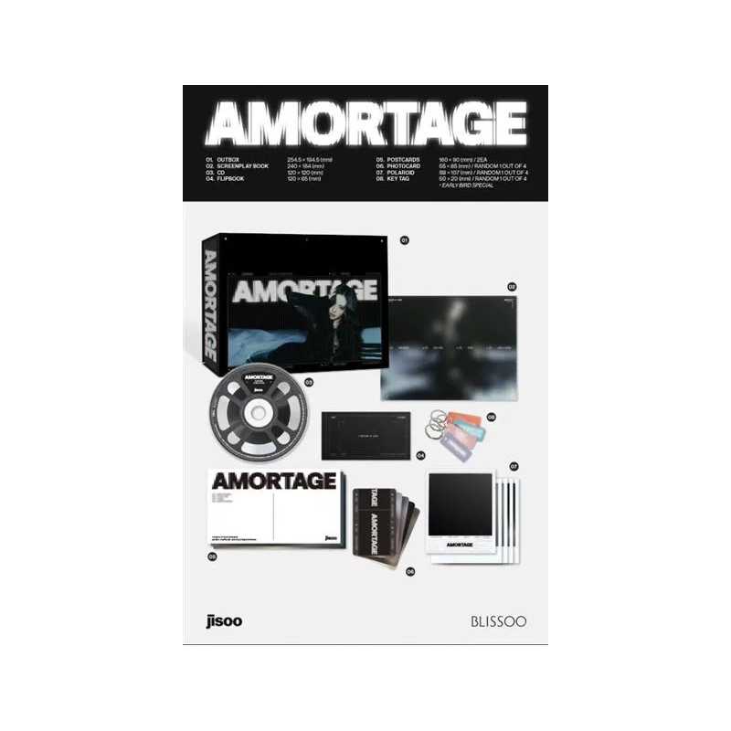 JISOO - AMORTAGE (CD) BOX