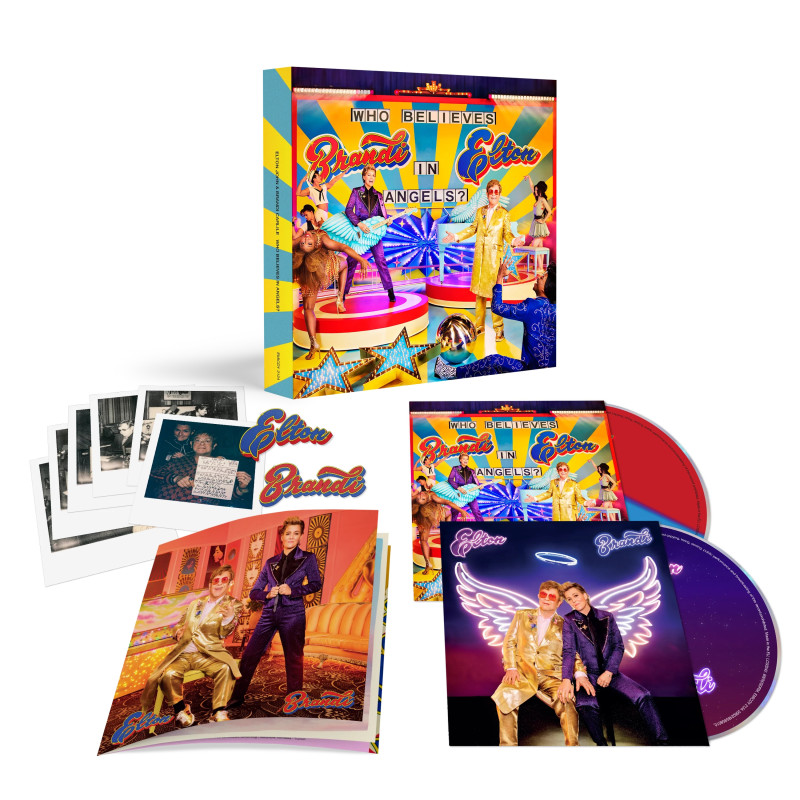 ELTON JOHN & BRANDI CARLILE - WHO BELIEVES IN ANGELS? (CD + DVD) DELUXE LIMITADA