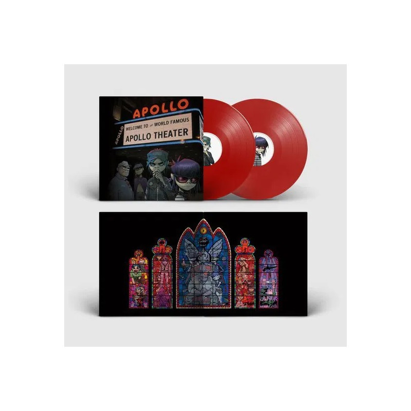 GORILLAZ - DEMON DAYS LIVE IN HARLEM (2 LP-VINILO) RED RSD LIMITADA