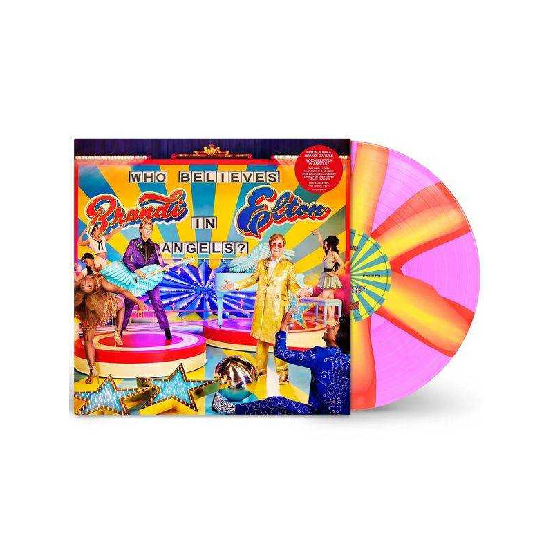 ELTON JOHN & BRANDI CARLILE - WHO BELIEVES IN ANGELS? (LP-VINILO) COLOR INDIES EDICIÓN LIMITADA